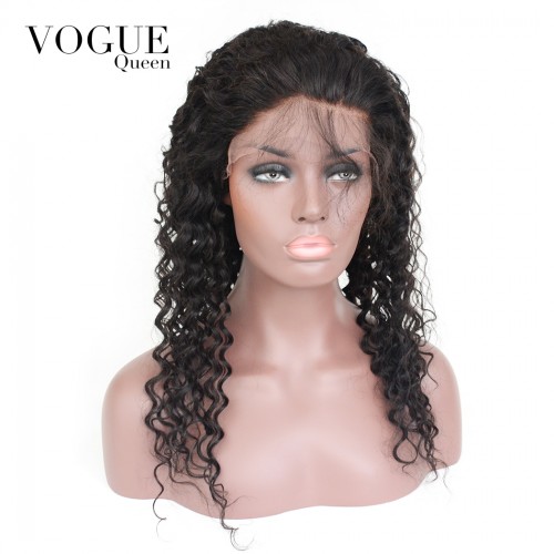 Loose Curly 250 Density Lace Front Wig Human Virgin Hair For Black Women